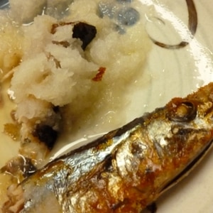 2014初物☆秋刀魚の塩焼き